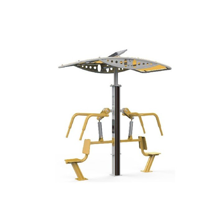 Double position adjustable resistance press trainer SH-04078ZD